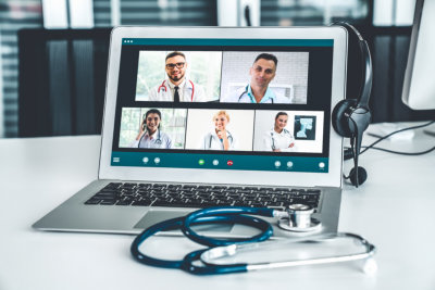 Telemedicine service online video call for doctor